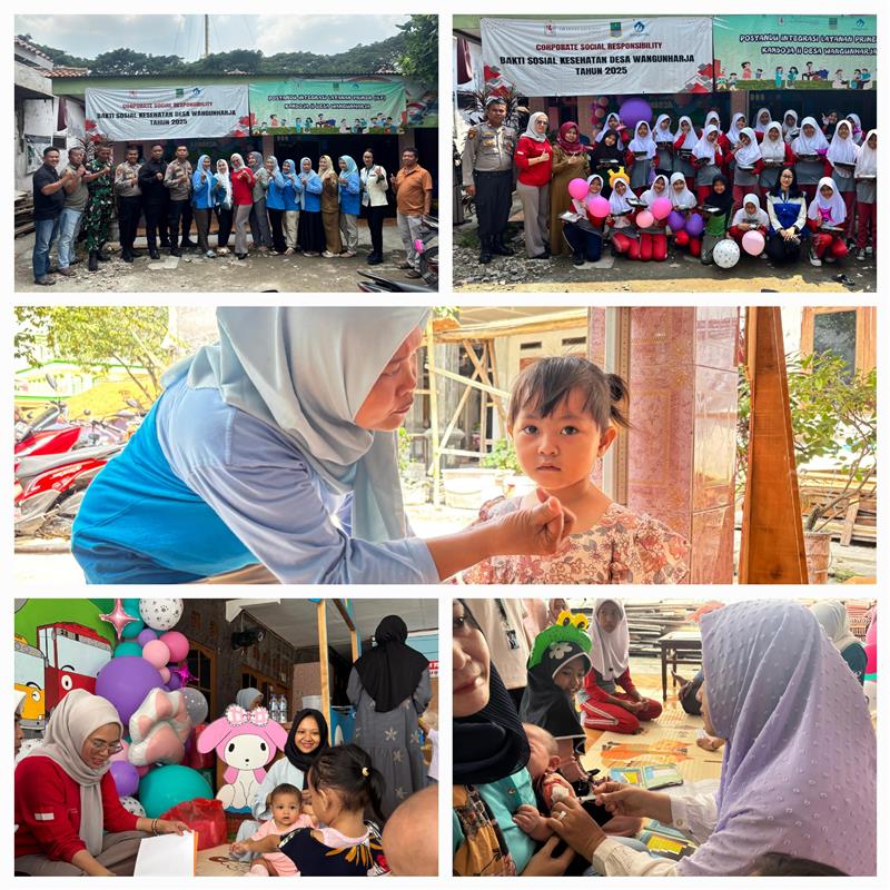 Program Bakti Sosial Kesehatan pengobatan dan posyandu
